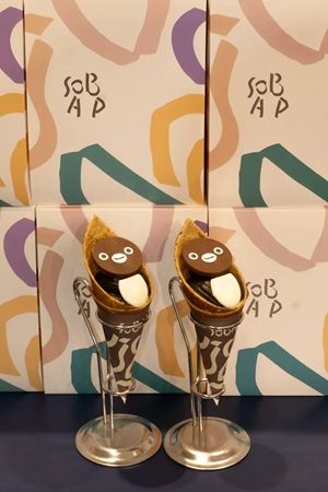 そば粉クレープ専門店「SOBAP グランスタ東京店」にSuicaのペンギンとコラボした限定ショコラソバープが登場！
