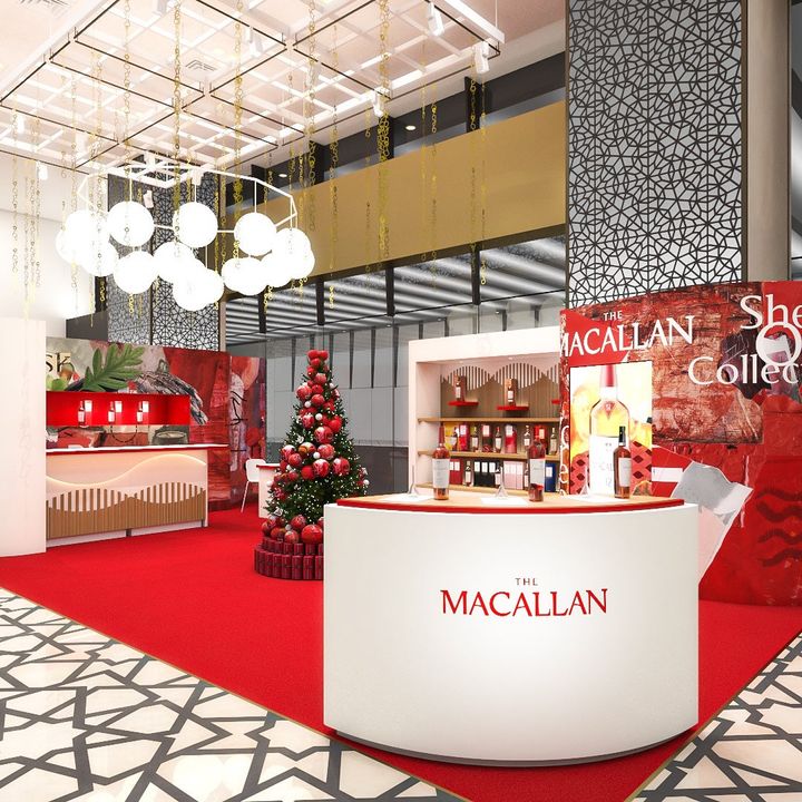 「ザ・マッカラン」のホリデーポップアップストアが大丸東京店1階に期間限定で登場！新年を祝う特別なボトルも展開