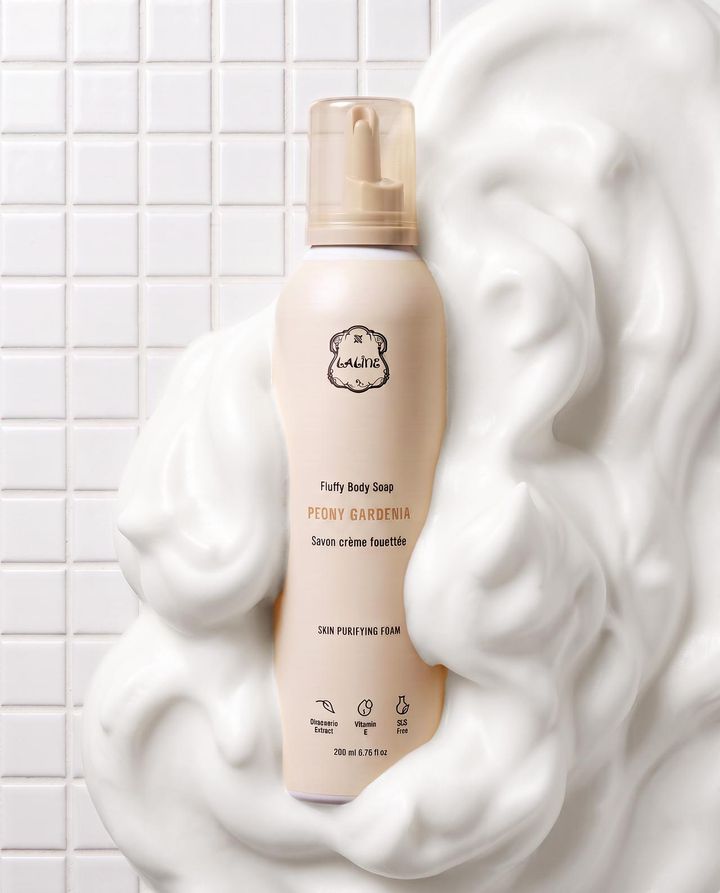 画像: 【Laline】ピオニーガーデニア フラッフィーボディソープ 200mL ¥2,530 出典：ラリン