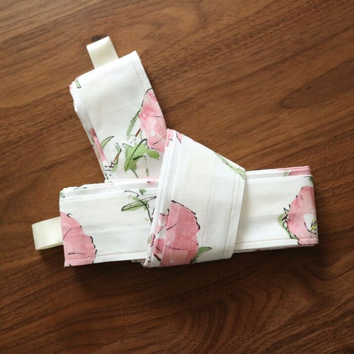 【100均】風呂敷で超カンタン♡一瞬でパッとたためるエコバッグを作ってみた