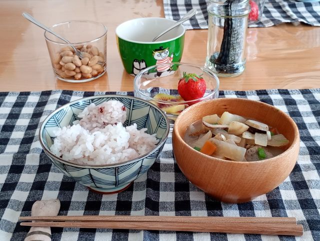 和食の朝ごはん
