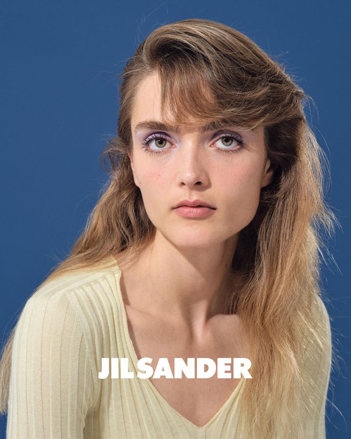 ジル サンダーの26年プレフォールキャンペーンのビジュアルのサイドパート Blommers & Schumm