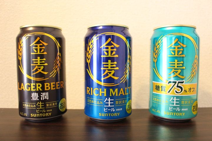 第三のビールからビールへと格上げされた「金麦」シリーズ