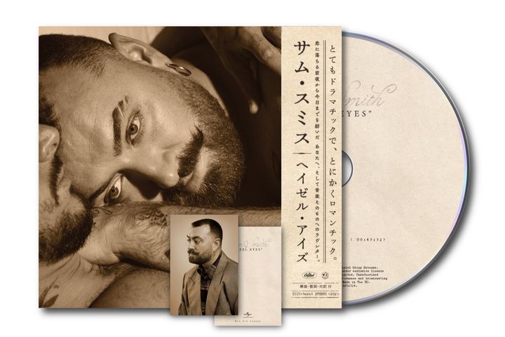サム・スミス『ヘイゼル・アイズ』国内盤CDと特典ポストカード