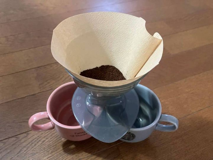ダイソー：ダブルコーヒードリッパー