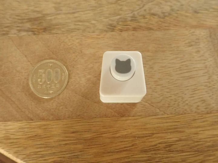 ダイソー：クラフトパンチ(ミニ、猫型)