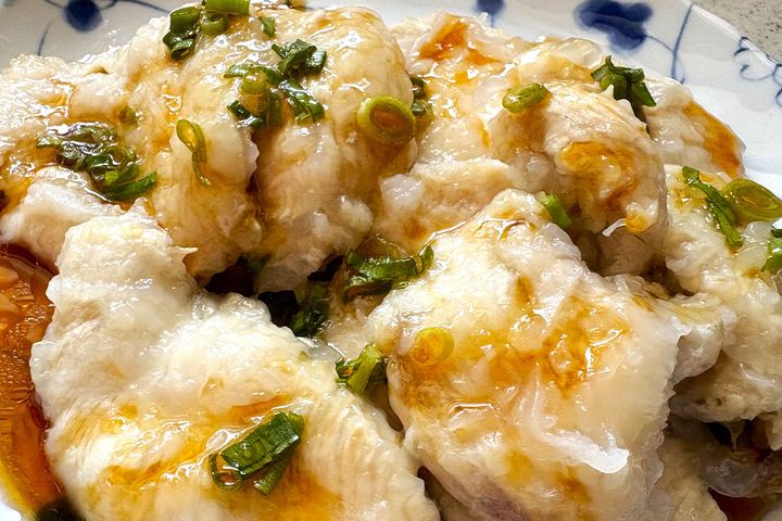 レンジで一発！「ぷるぷるよだれ鶏」