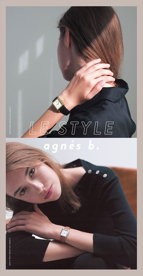 スクエア型が旬！『アニエスベー ウオッチ』の新作で私らしさを手に